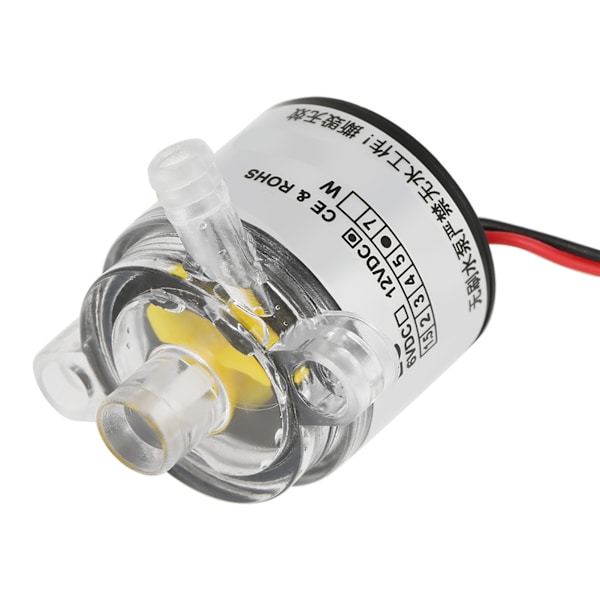 1 stk Mini 12V DC 6W Matkvalitet Nedsenkbar Børsteløs Vannpumpe 2L/min