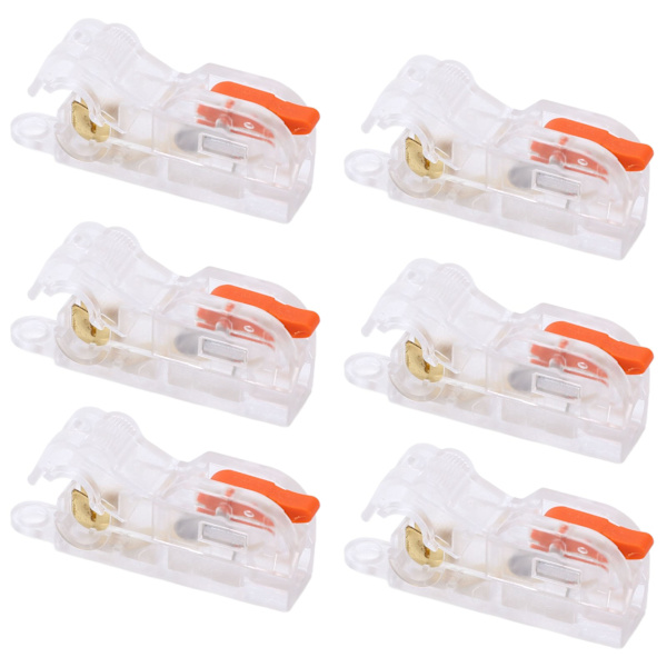 10 stk Quick Wire-kontakt 1-i-1 ut-leder terminalblokk for elektrisk kontroll husholdningsapparater 250V 32A