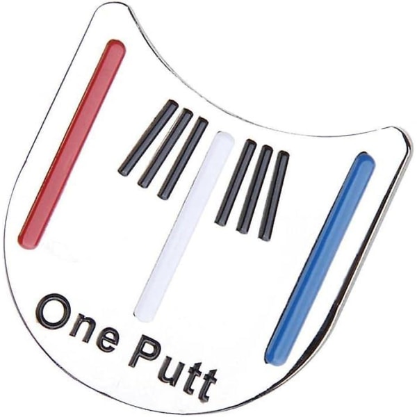 Putting Alignment Tool Golfbold Marker med Hat Clip