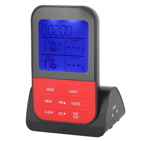 Digitalt display BBQ grill termometer køkken madlavning mad timing termometer