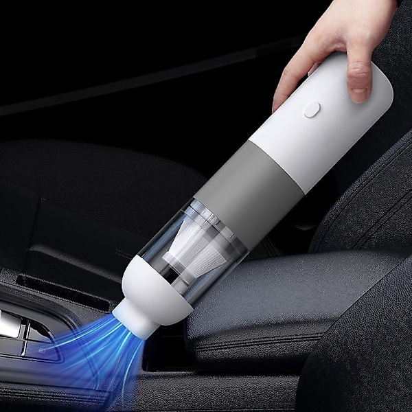 Bærbar 12V Lithium Ledningsfri Bilstøvsuger - Minivacuum & Luftblæser & Håndpumpe