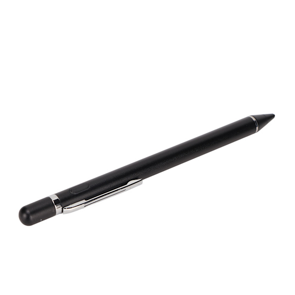 Stylus Pen Kobber Spids Aktiv Kapacitiv Fin Spids Touch Screen Digital Blyant med Klips til Tablet Sort