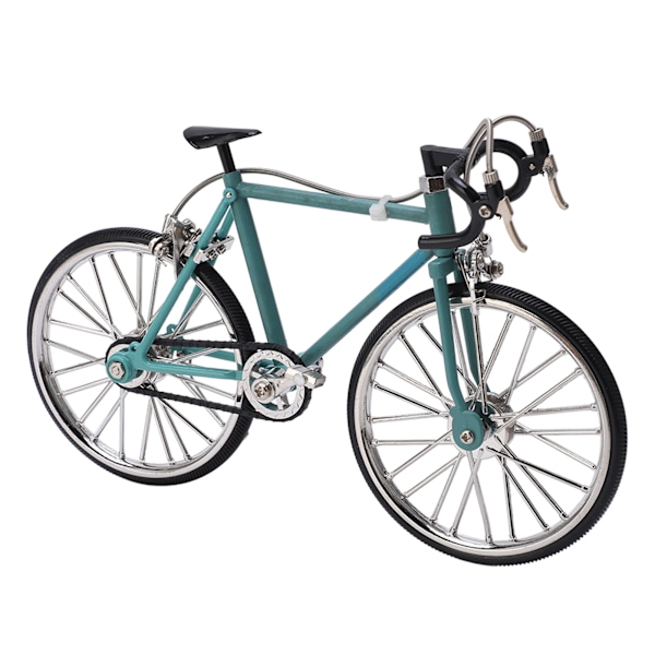 Cykelmodell simulerad levande design vacker utsökt texturerad legering cykel prydnad leksak för present dekoration