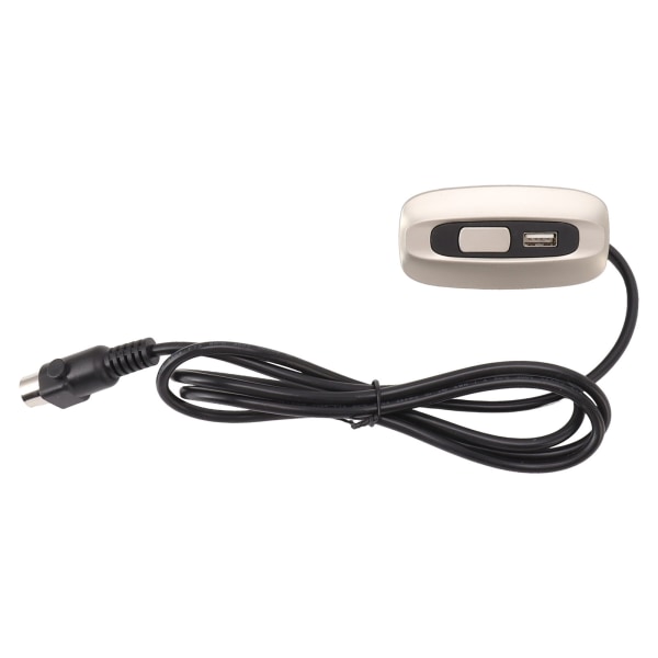 Lyftstol Handkontroll 5 Pin 2 Knappar Elektrisk Soffa Power Recliner Kontrollbrytare med USB Laddningsport 12‑29V