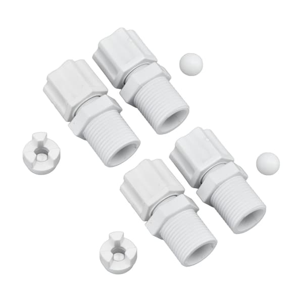 2 sæt kontraventil indløbsfitting adapter samling swimmingpool rengøringstilbehør til HAYWARD CL200 CL220