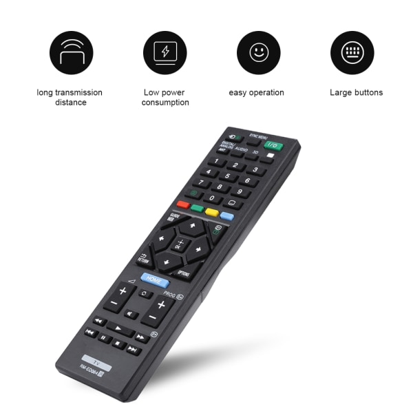 TV-fjärrkontrollerbyte för Sony RM-ED054