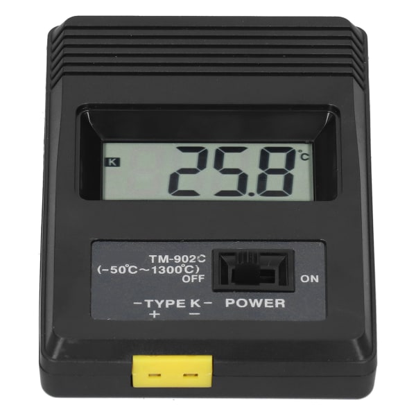 Digital temperaturmåler LCD Display Miljø Termometer Måleværktøj TM902C