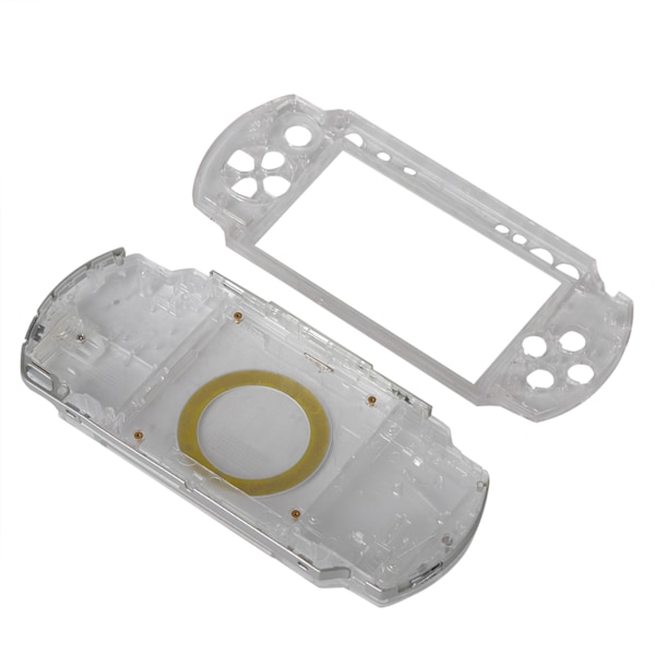 Fodralomslag Ersättning Full Shell Housing Set med Knappar Kit För PSP 1000 (Transparent)