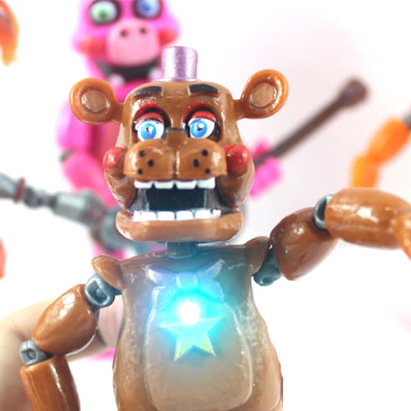 6 st heta spel actionfigurer leksaker dockor julklappar tårtdekoration present till spelfans