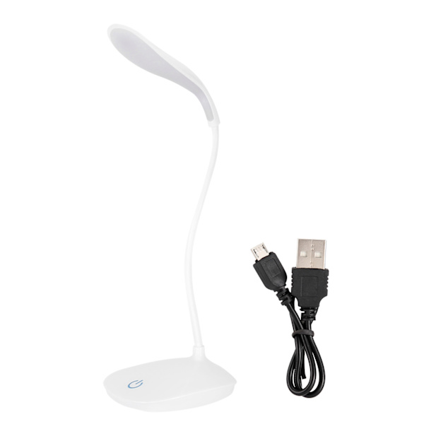 USB-joustava kaula LED-pöytävalaisin himmennettävä kosketuskytkin yölukulamppu
