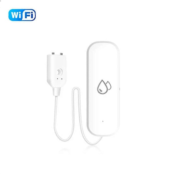 Tuya WIFI Vannsensor Alarm Vannlekkasjedetektor Flomvarsling