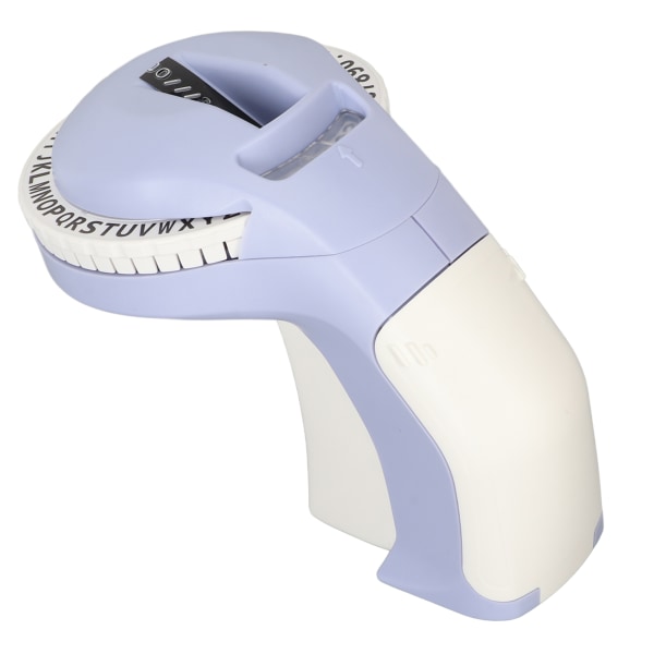 Embossing Label Maker 47 printbare tegn 600 dpi Nem kontrol etiketfremstilling Prægemaskine til Craft DIY Scrapbooking Lilla