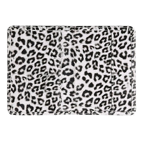 Leopard Passdekke Kortholder - Passbeskytter - Passdeksler Brun Svart