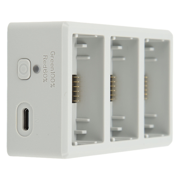 Drone-opladningsstation Intelligent Hurtig Effektiv 3-Port Batteriopladningshub til DJI Mini 3 Pro til Mini 3