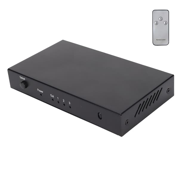 HD Multimedia Interface Switch 3 in 1 Ut 3D 4K HD Video Splitter för PS3 Laptop 100‑240VEU-kontakt
