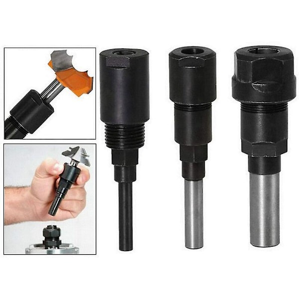 8 mm skaft Fräs Spännhylsa Förlängning - Gravyr maskin Chuck Hållare