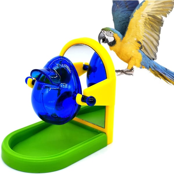 Fågelträningsleksak, Pedagogisk bordsleksak för papegojor, Läckande matleksak för papegojor, Cockatiels, Slumpmässig färg
