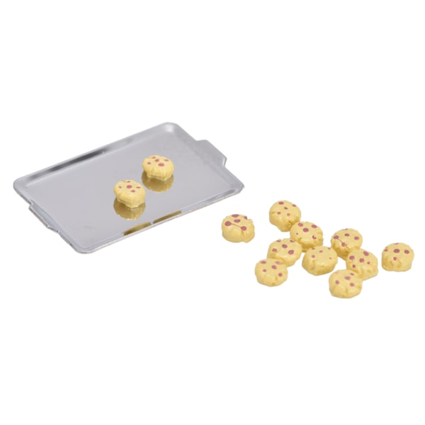 Miniatyrmat 1:12 Dockhus Miniatyrmat Bakning Bröd Snack Bakverk Tillverkningsset Modell