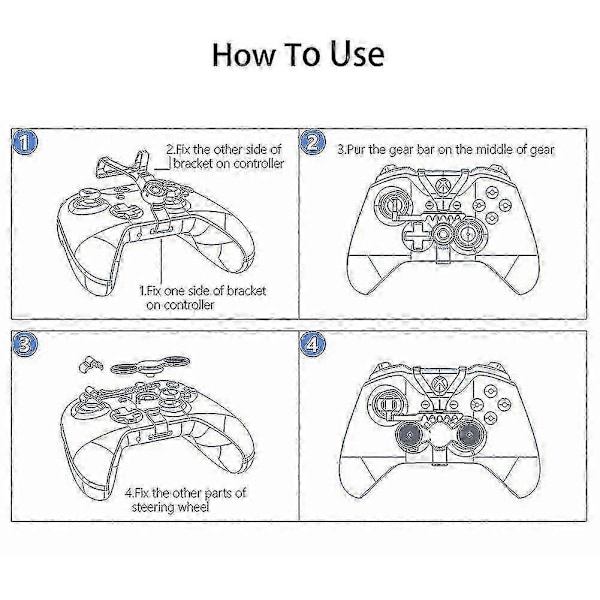 Mini Rat til Xbox One S/X Spilcontroller Ekstraudstyr Udskiftning kui