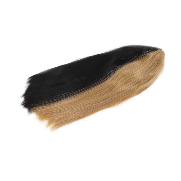Kvinner Svart linparykk Fasjonabelt naturlig utseende Lang rett syntetisk parykk for Cosplay-julefester
