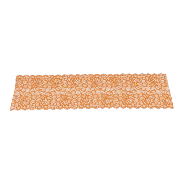 Spetsväv Vacker Ljusbrun 10 Yards 23cm Bredd Mjuk Bekväm Stretch Spets Trim för DIY Hantverk Kläder