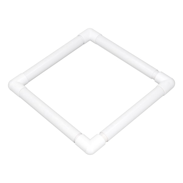 Broderiram Clip On Square Broderi Stand Ram Plast Korsstygn Båge Korsstygn Verktyg 28x28cm