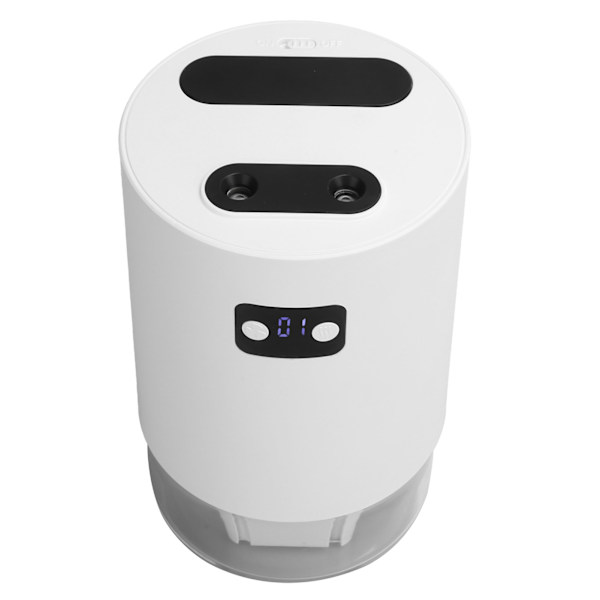Luftkøler Ventilator Luftfugter Ventilator Bærbar Desktop Lille Timing Køleventilator med Digital Skærm