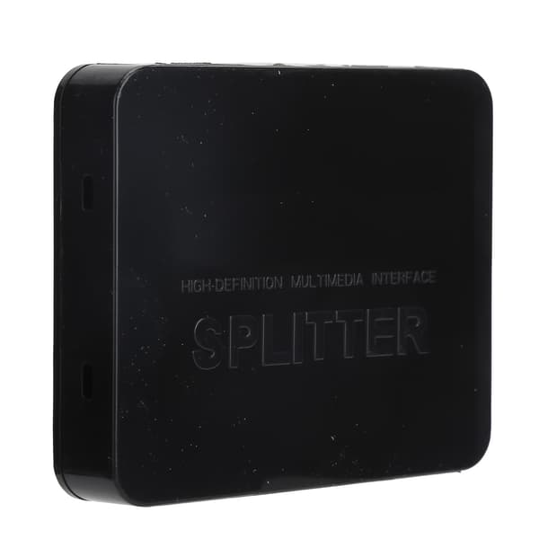 1 in 2 ut HD Multimedia Interface Splitter för duplicering/spegling av förstärkare, dubbla bildskärmar 4K 1080P 3D