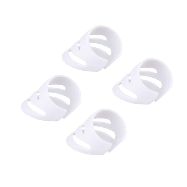 4 st Plast DIY Fingerskydd Tillbehör för Gitarr Bas Ukulele Mandolin