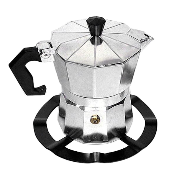 Moka Pot Komfur Stativ Stål Kaffe Pot Holder Gas Komfur Støttering Gitter Gas Hob Rack Køkken Tilbehør