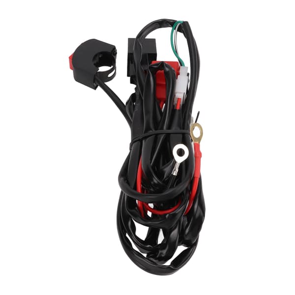 Motorcykel LED Arbejdslys Kontakt Ledningsnet 12V 40A til 9‑32V Dirt Bikes ATV Elbil