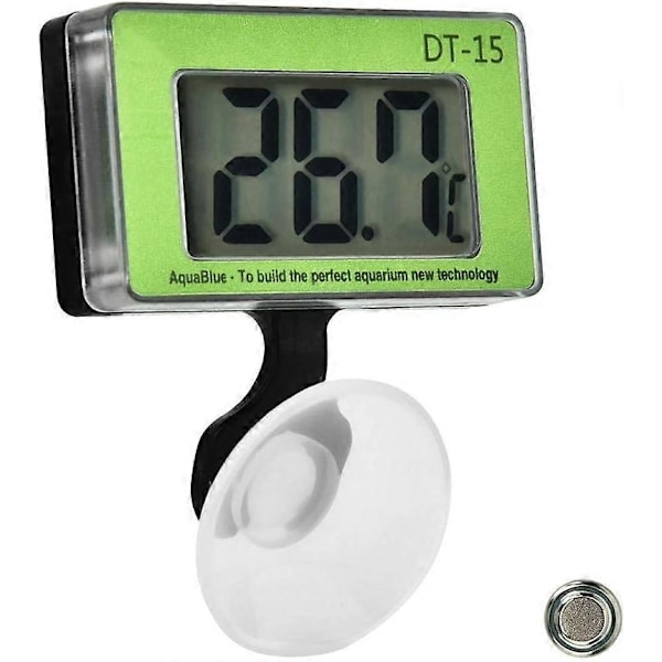 Akvarietermometer Undervands Fisketank Temperatur Termometer LCD Digital Vandtæt Termometer