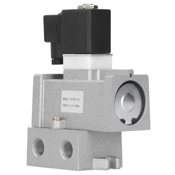 Elektrisk Solenoidventil G3/8in Avstengning 2 Posisjon 3-veis Tilkobling Aluminiumslegering K23JD-10AC220V