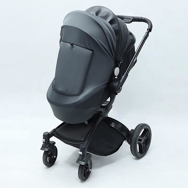 Universal Baby Stroller Markise med Solskærm og Kighul