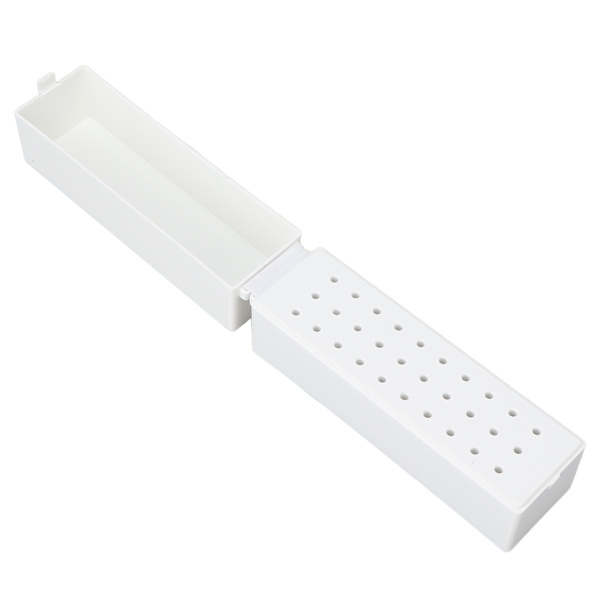 Sømboreholder ABS Støvtæt Manicure Værktøj Stand Displayer Organizer til saloner