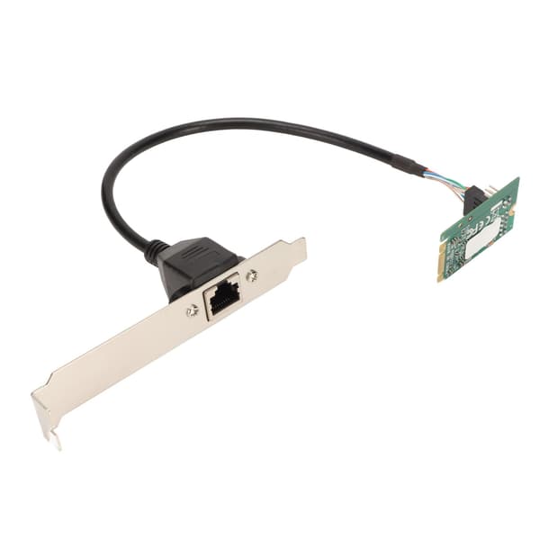 M.2 B M Server NIC Enkelport Gigabit Internetadapter 2.5G Plug and Play RJ45 Server Nätverkskort för Windows 10 32 64bit
