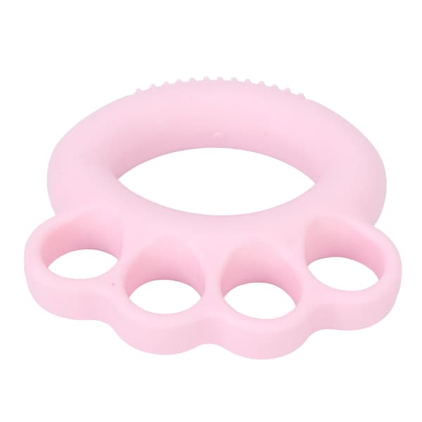 Håndgreb Styrketræner Elastisk Massage Finger Træningsring til Tidlig Genoptræning Pink (10LB)
