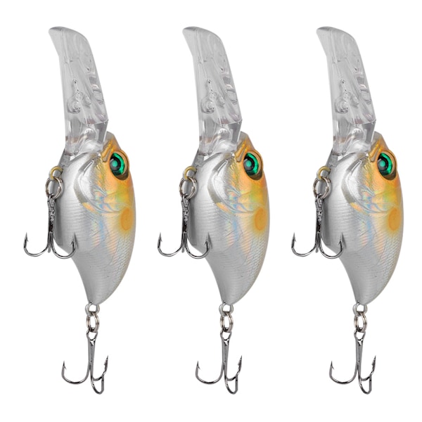 3PCS Dypdykkende Scrapper Lure Kunstig Simulering Livaktig Agns Fiskeutstyr5#