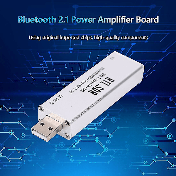 RTL SDR Mottaker V3 RTL2832U 0.1MHz-1.7GHz TCXO SMA Mottaker med Antenne-B13