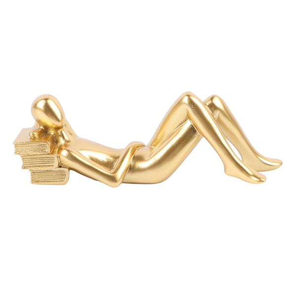 Tänkare Skulptur Modern Abstrakt Tänkare Staty Hall Skrivbord Vardagsrum Hartsläsare Stil Ornament Läsare C