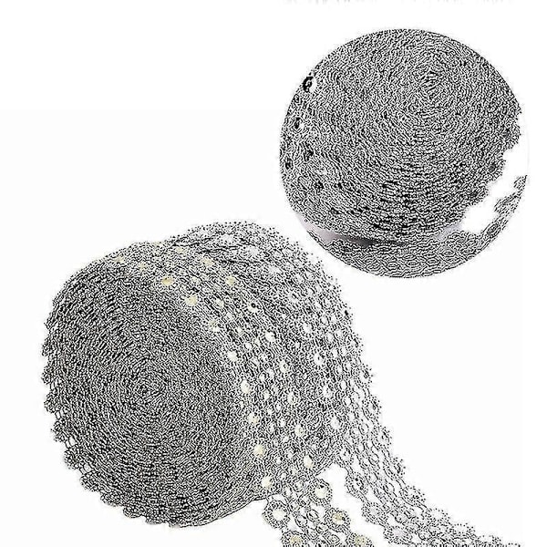 2 ruller Rhinestone Diamant Mesh Bånd