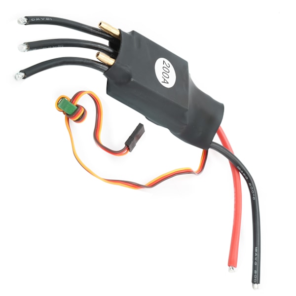 200A ESC børsteløs vandkøling elektrisk hastighedsregulator ESC til RC bådmodel