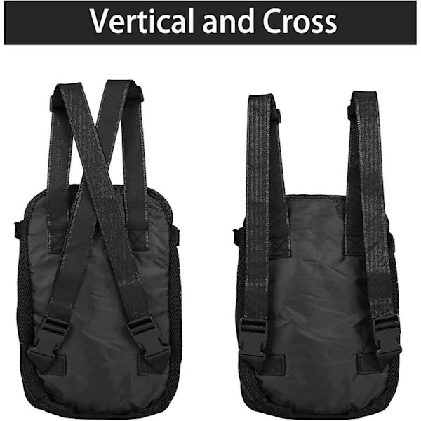 Pet Carrier Bag - Justerbar frontryggsekk for hunder og katter, perfekt for reiser, fotturer, camping