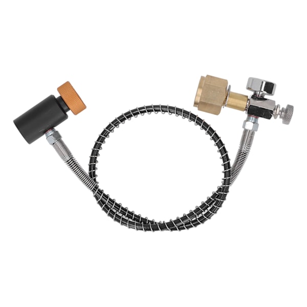 Soda Remote Hose CO2 Tank Cylinder Refilling Adapter med 24 tommers høyt trykkslange for Soda Can Connector CGA320 Til TR21 4