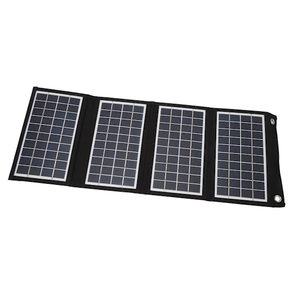 Solcelle Foldbar Taske 30W 5V Bærbar Solcellepanel Oplader med Dobbelt USB Udgang til Mobiltelefon Rejse Camping