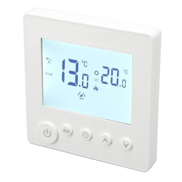Gulvvarmetermostat Kontrollpanel LCD-skjerm 90V-240V for hjemmet