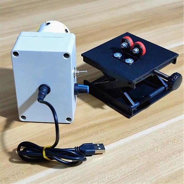 Bærbar Profesjonell Fiskestang Lagingsvikle Elektrisk Drivmaskin DIY Justerbar 0-50RPM Trådviklemaskin-B8