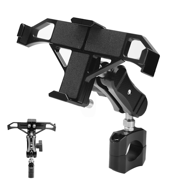 Universal motorcykel telefonholder til 22mm styr 360 graders roterbar telefonmontering beslag