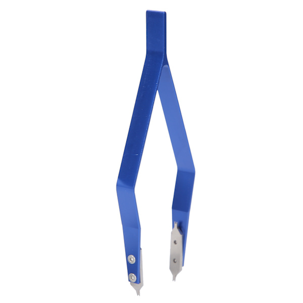 VShaped Watch Spring Bar Pinsett Metallklokke Reparasjon Spring Bar Remover Pinsett Blå