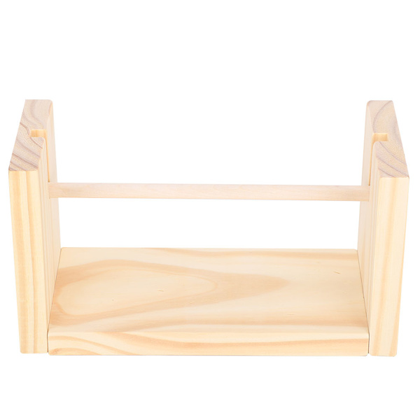 Kaksinkertainen langanpidike, ranskalainen käsintehty puinen lankakela, naru, kutomislisävarusteet 24 cm
